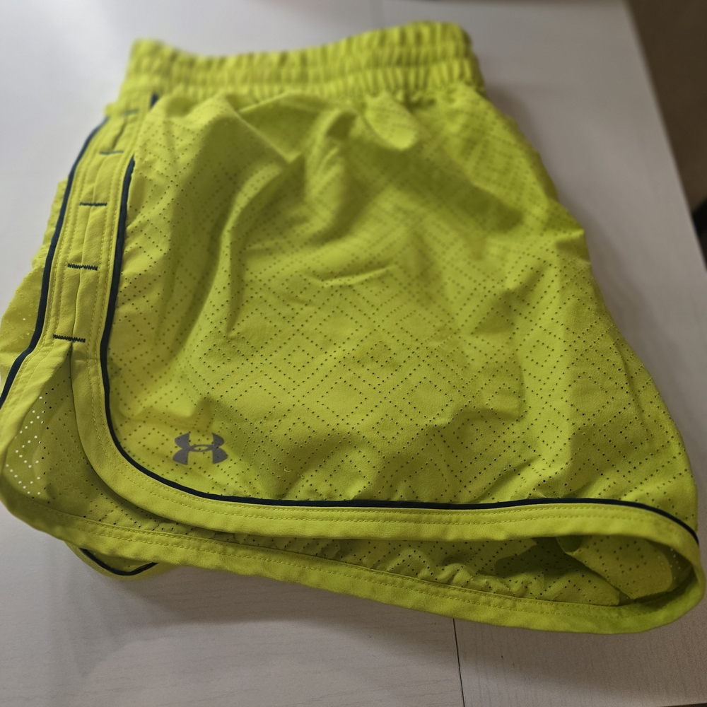 Under Armour Neon Yellow Athletic Shorts